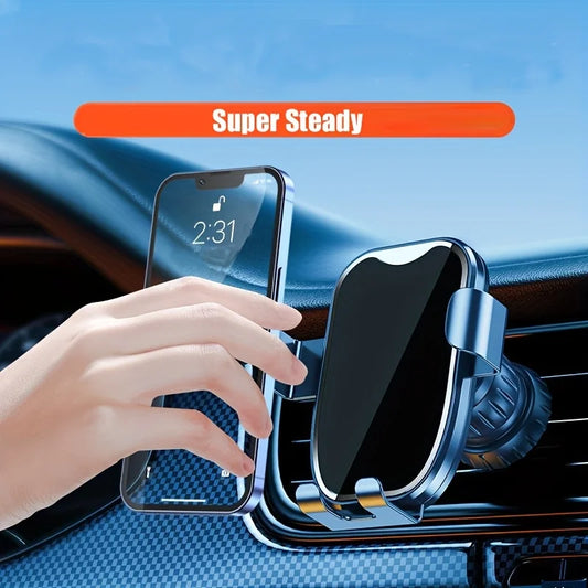 Phone Holder Car, Phone Mount for Car Air Vent, Universal Auto Lock Car Phone Holder For Most Smartphone Universal Phone Holder